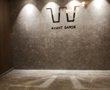 CARRELAGE-OCTOGONALE-EN-POSE-MURALE-HALL-D-ENTREE-CHANTIER-AVANT-GARDE